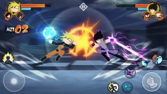 All characters unlocked in Stickman Ninja MOD version