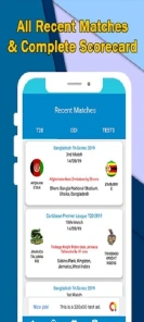 Live cricket score tracking on Cricgenix