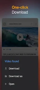 video downloader app interface