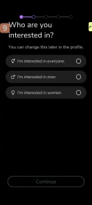 Swiping mechanic demo on a smartphone screen